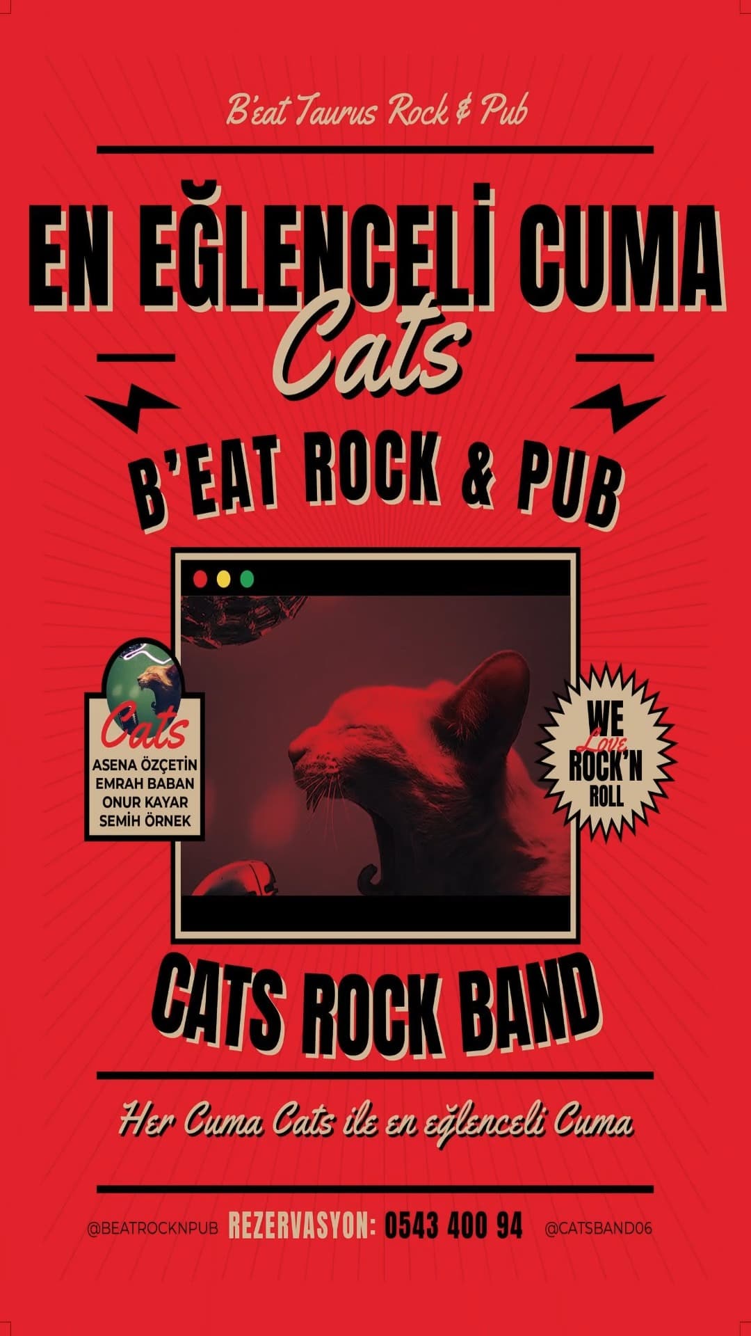 Her Cuma - CATS Canlı Müzik