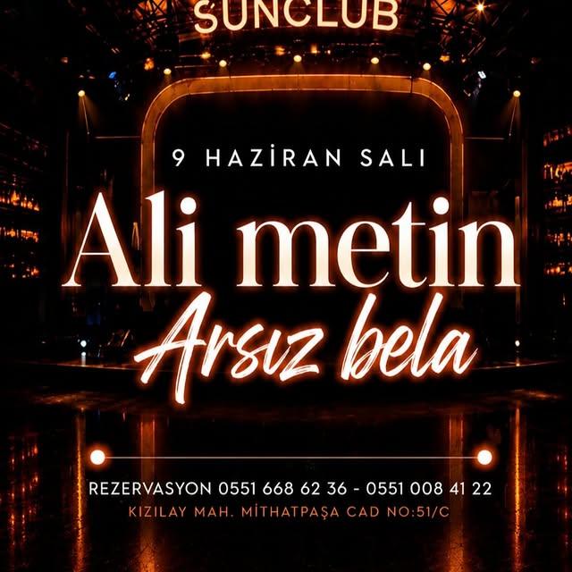 Ali Metin (Arsız Bela) Canlı Performansı
